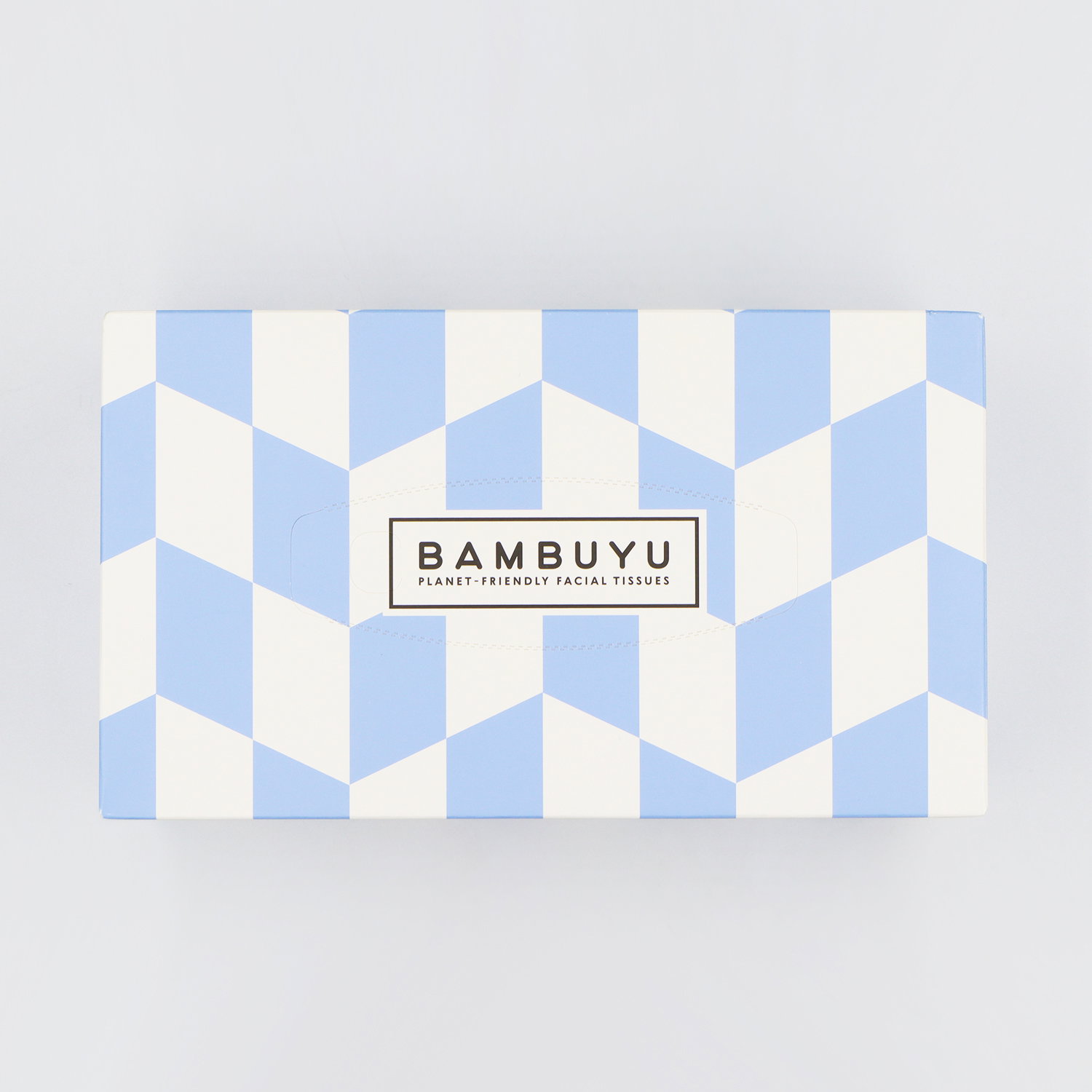 Bambuyu Facial Tissues Rectangle 90 sheets, 3Ply, 100% Bamboo, Purple_0