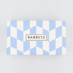 Bambuyu Facial Tissues Rectangle 90 sheets, 3Ply, 100% Bamboo, Purple