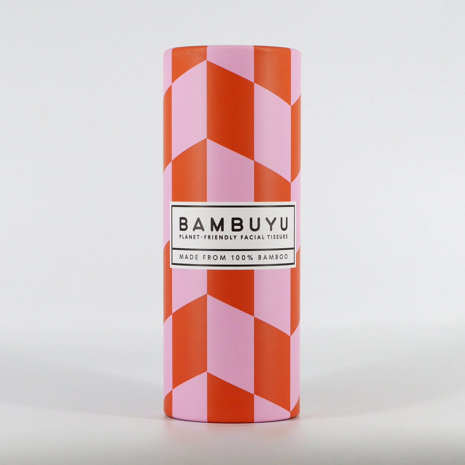 Bambuyu Facial Tissues Tube - 50 sheets, 3Ply, 100% Bamboo, Orange_0