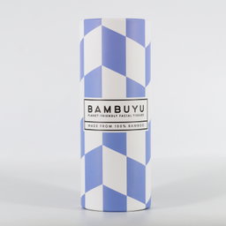 Bambuyu Facial Tissues Tube 50 sheets, 3Ply, 100% Bamboo, Purple