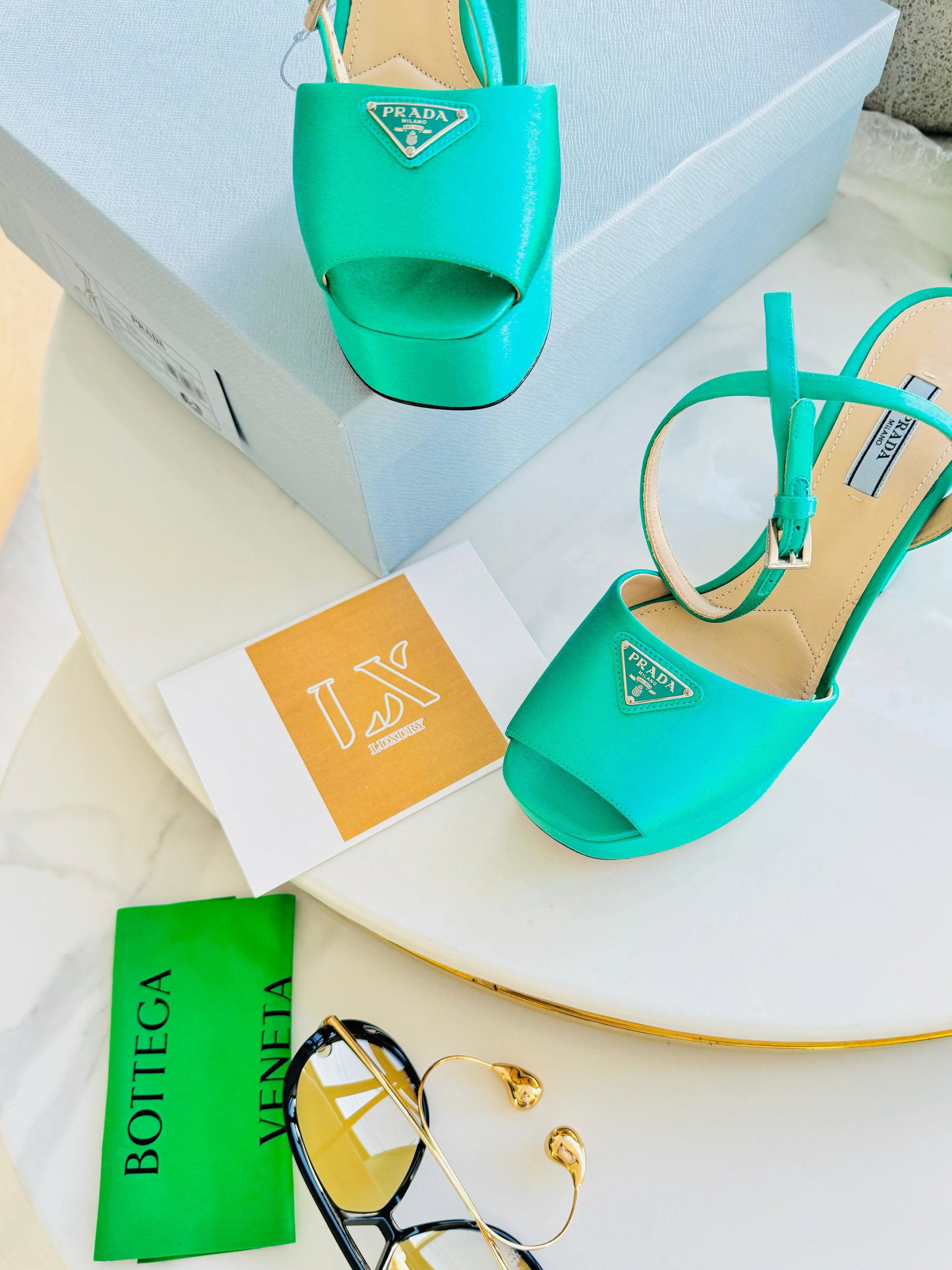 Plataformas Prada - verdes _3