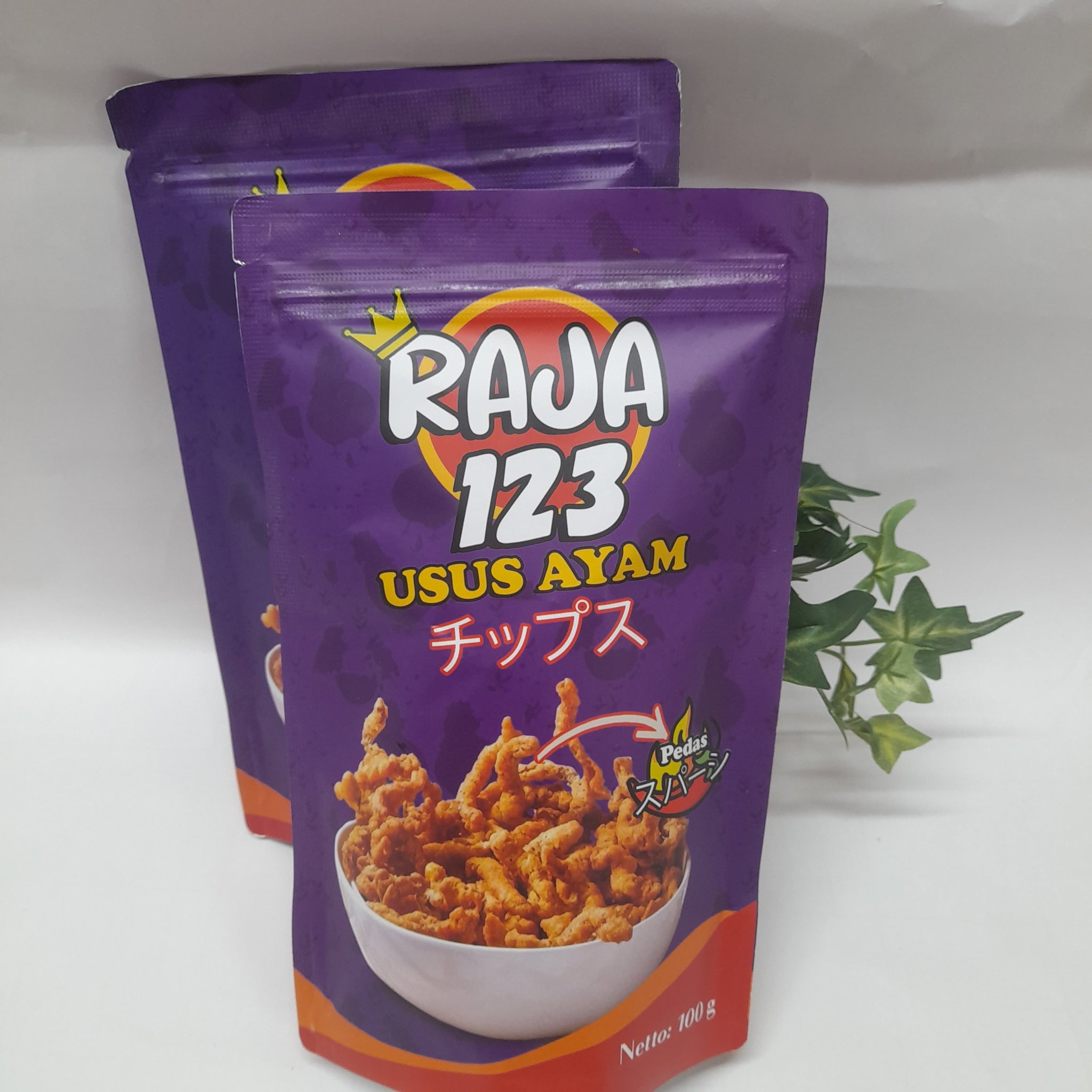 RAJA Keripik Usus Pedas 100gr_0