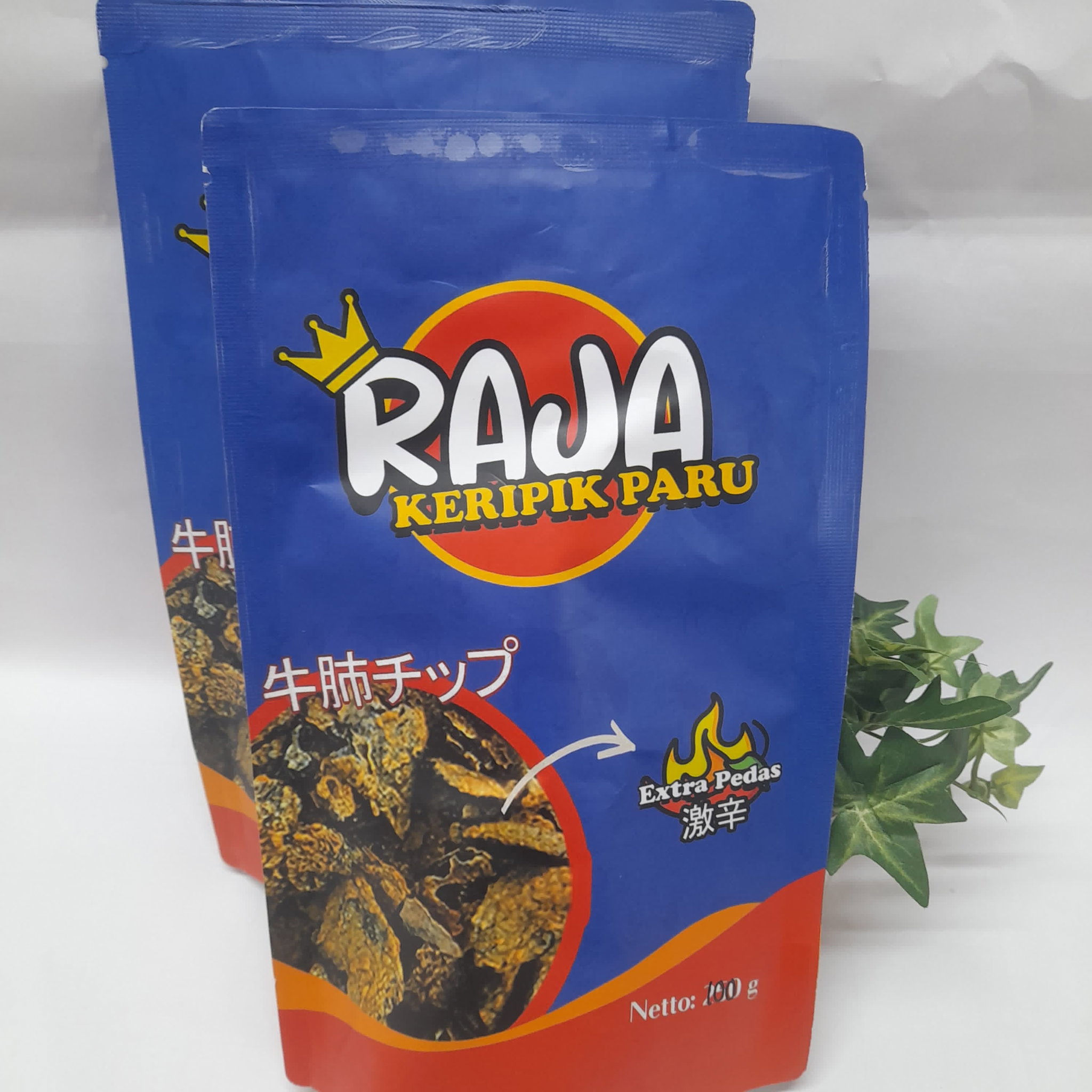 RAJA Keripik Paru Pedas 100gr_0