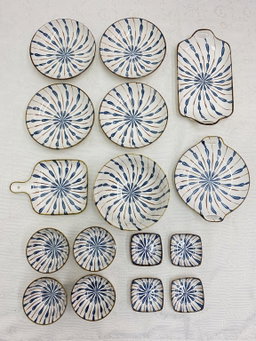 16 PCS CERAMIC DISH SET