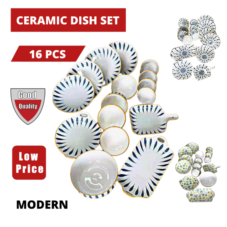 16 PCS CERAMIC DISH SET