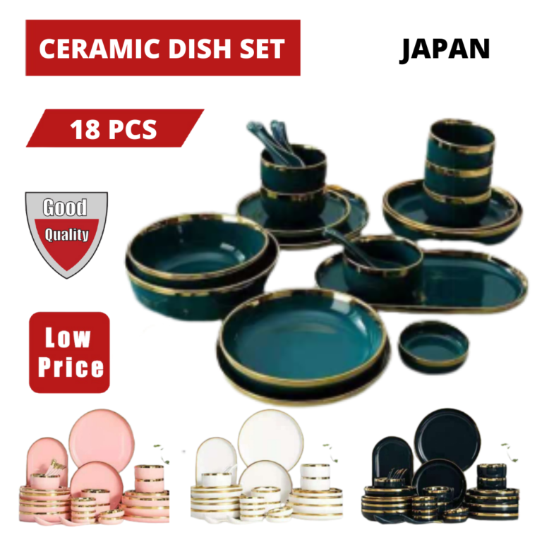 18 PCS CERAMIC DISH SET