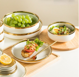 18 PCS CERAMIC DISH SET