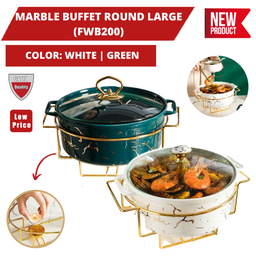 MARBLE BUFFET ROUND LARGE (FWB200)