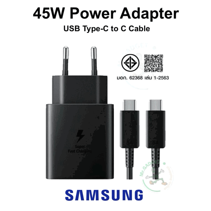 Carregador Rapido Samsung 45W PD Adapter USB-C_0