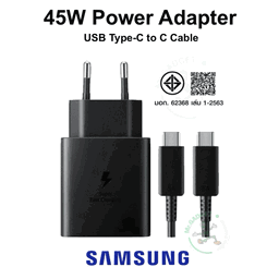 Carregador Rapido Samsung 45W PD Adapter USB-C