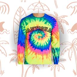 Antigua 1981 Tie Dyed Graphic Tee