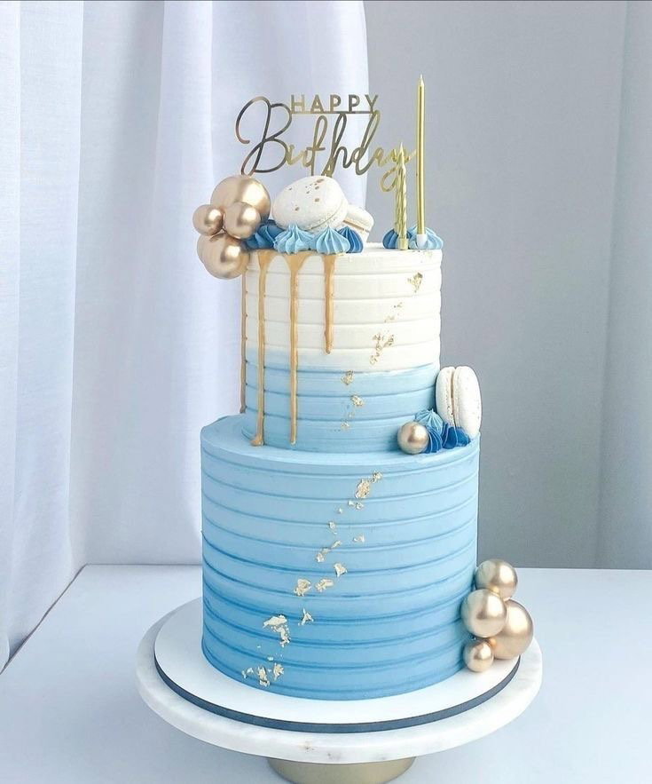 2 tiered Whipped cream Cakes.  _1