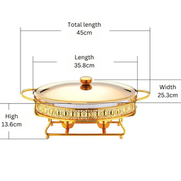 FOOD WARMER BUFFET OVAL 3.0L ( FWB03 )