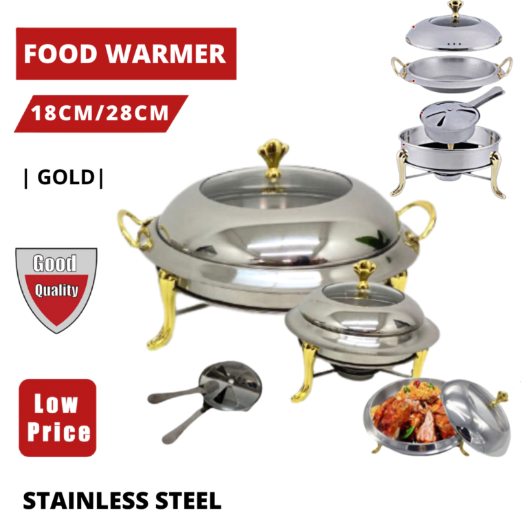 FOOD WARMER BUFFET GOLD