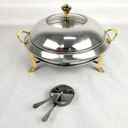 FOOD WARMER BUFFET GOLD