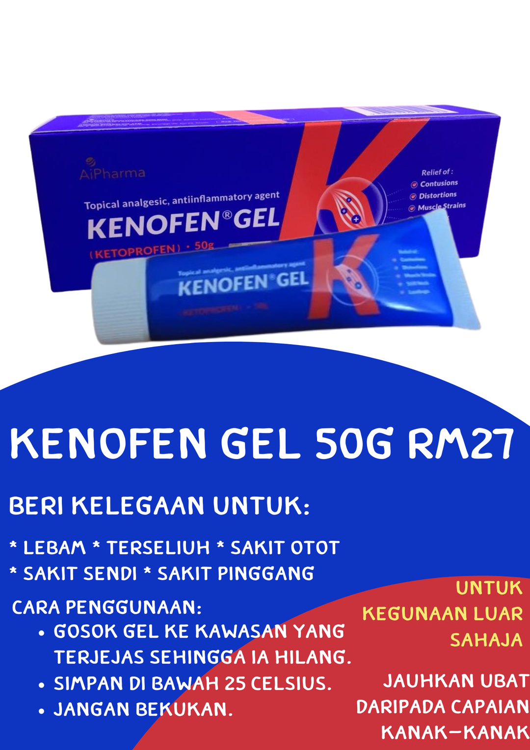 KENOFEN Gel 50g rm27
