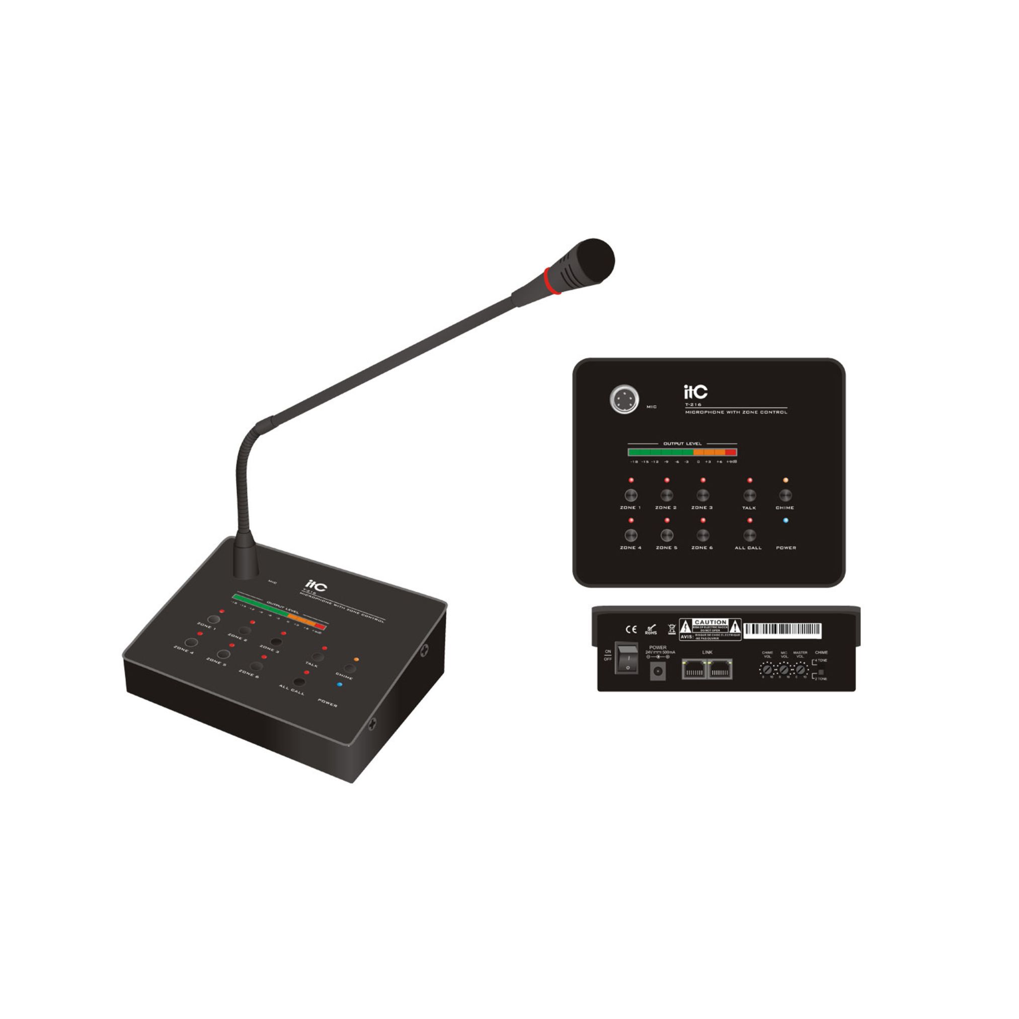 T-216 ITC Remote paging console for TI-1206S/TI-2406S/TI-3506S/TI-5006S_0