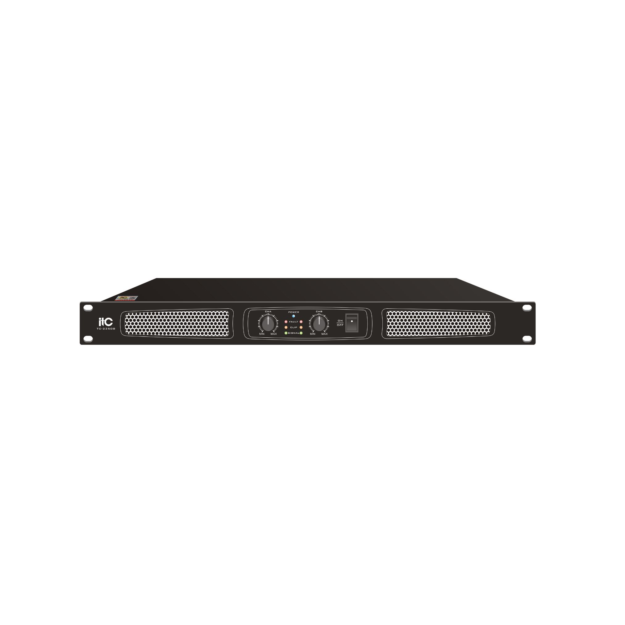 TC-2350B ITC 2 Channel Professional Amplifier,Stereo@8Ω: 350W×2；Stereo@4Ω: 600W×2_0