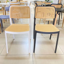 PLASTIC DINING RATTAN CHAIR (PREMIUM B)