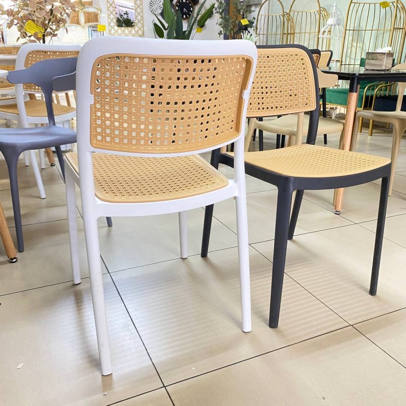 PLASTIC DINING RATTAN CHAIR (PREMIUM B)_3