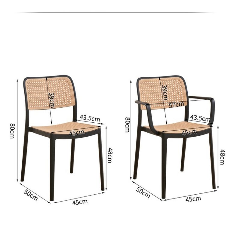 PLASTIC DINING RATTAN CHAIR (PREMIUM B)_5