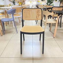 PLASTIC DINING RATTAN CHAIR (PREMIUM B)