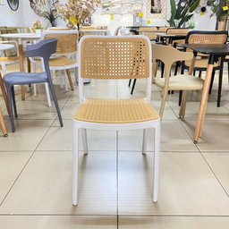 PLASTIC DINING RATTAN CHAIR (PREMIUM B)