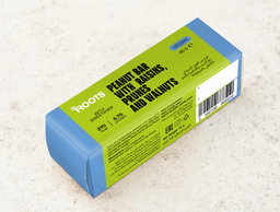 Roots Peanut Bar In Chocolate with Raisins, Prunes & Walnuts 45g