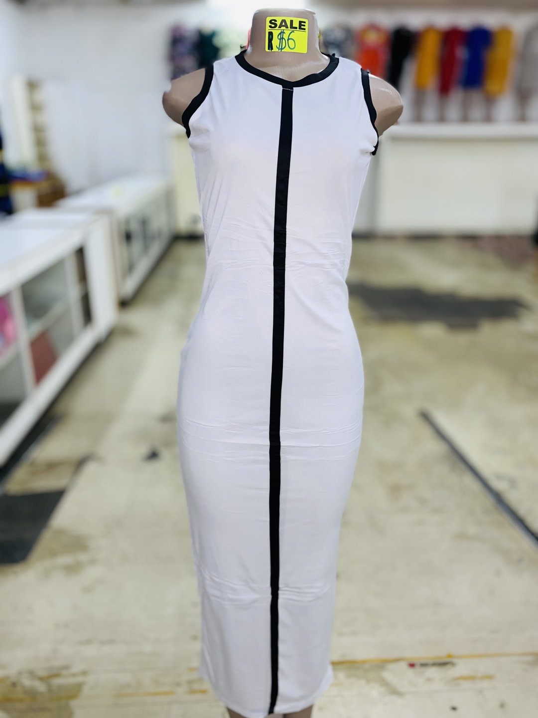 Line vest dress