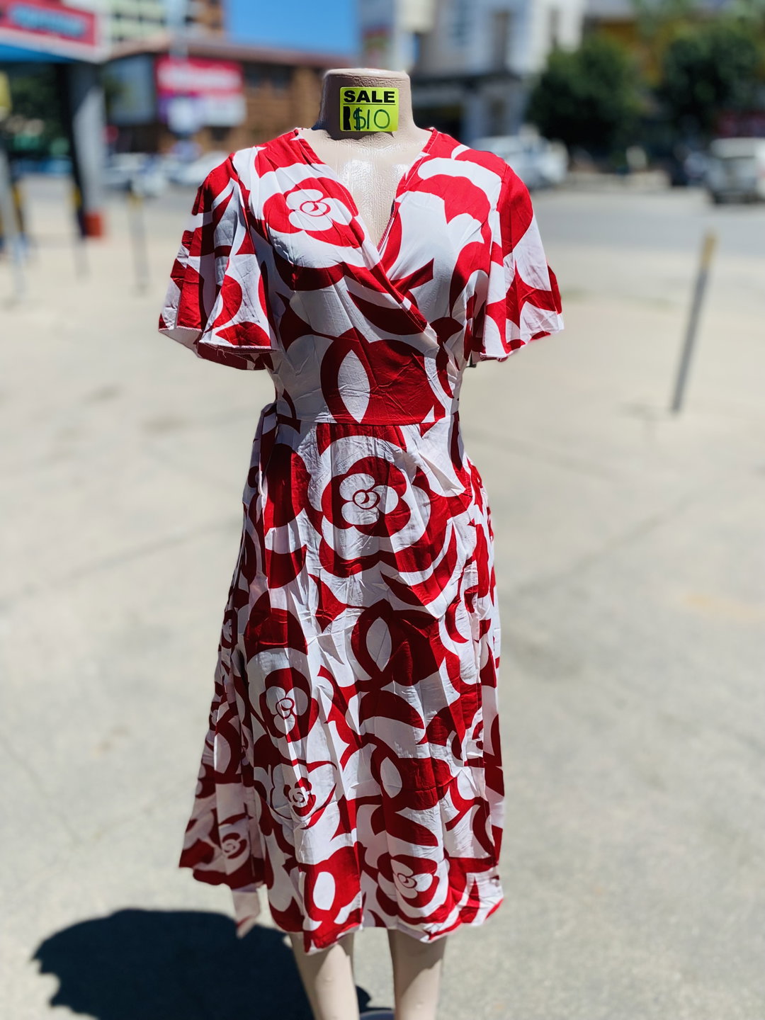 Wrap over dress
