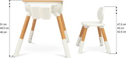 Chaise haute avec table - Chaises hautes pour tout-petits avec table enfant 