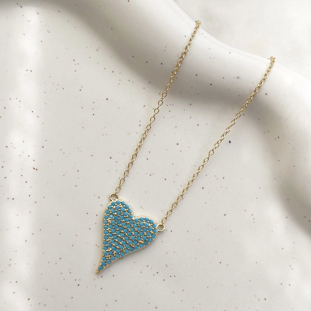 Turquoise Heart Necklace