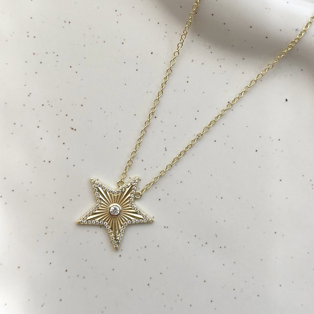 Shiny Star Necklace 