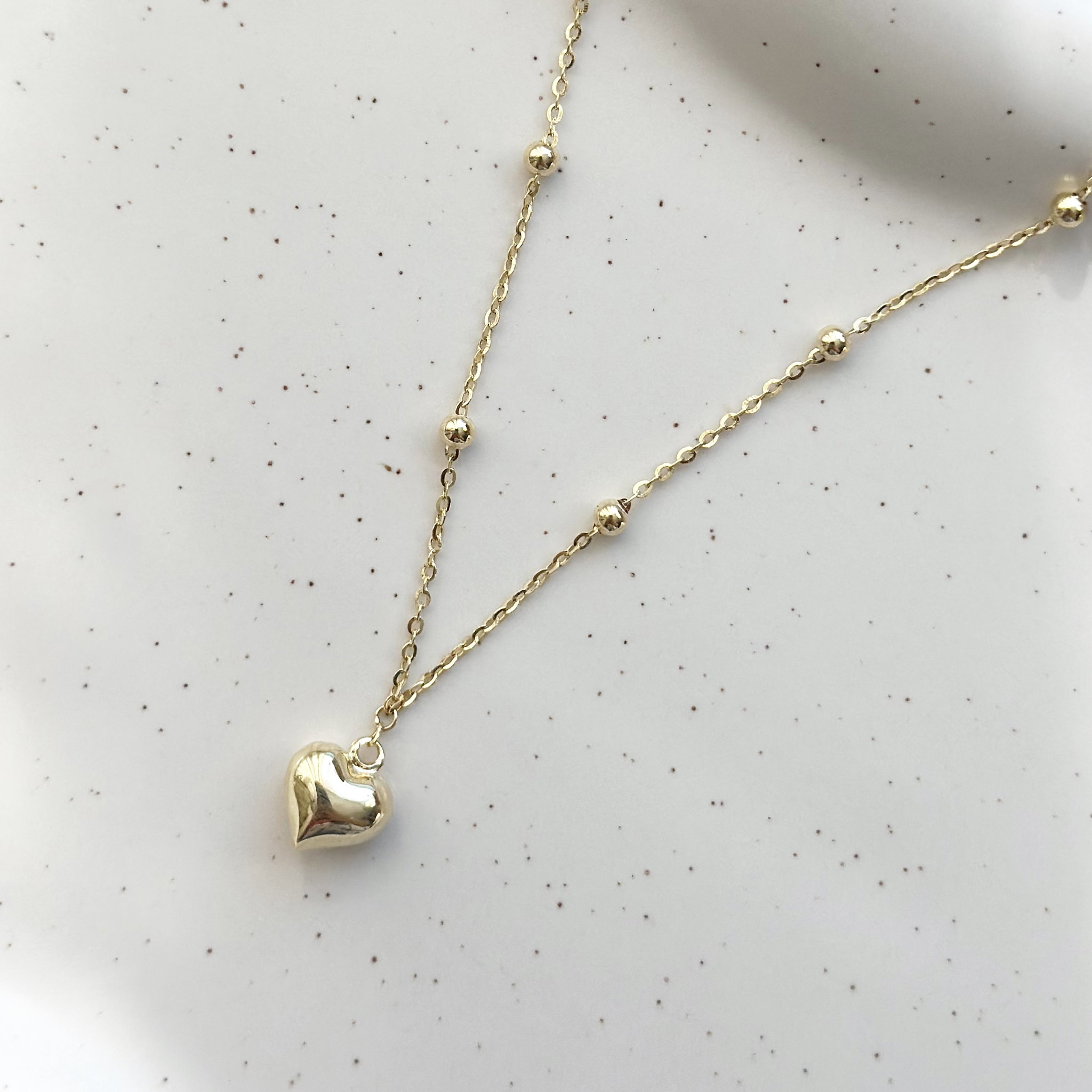 Mini Bold Heart Necklace_0