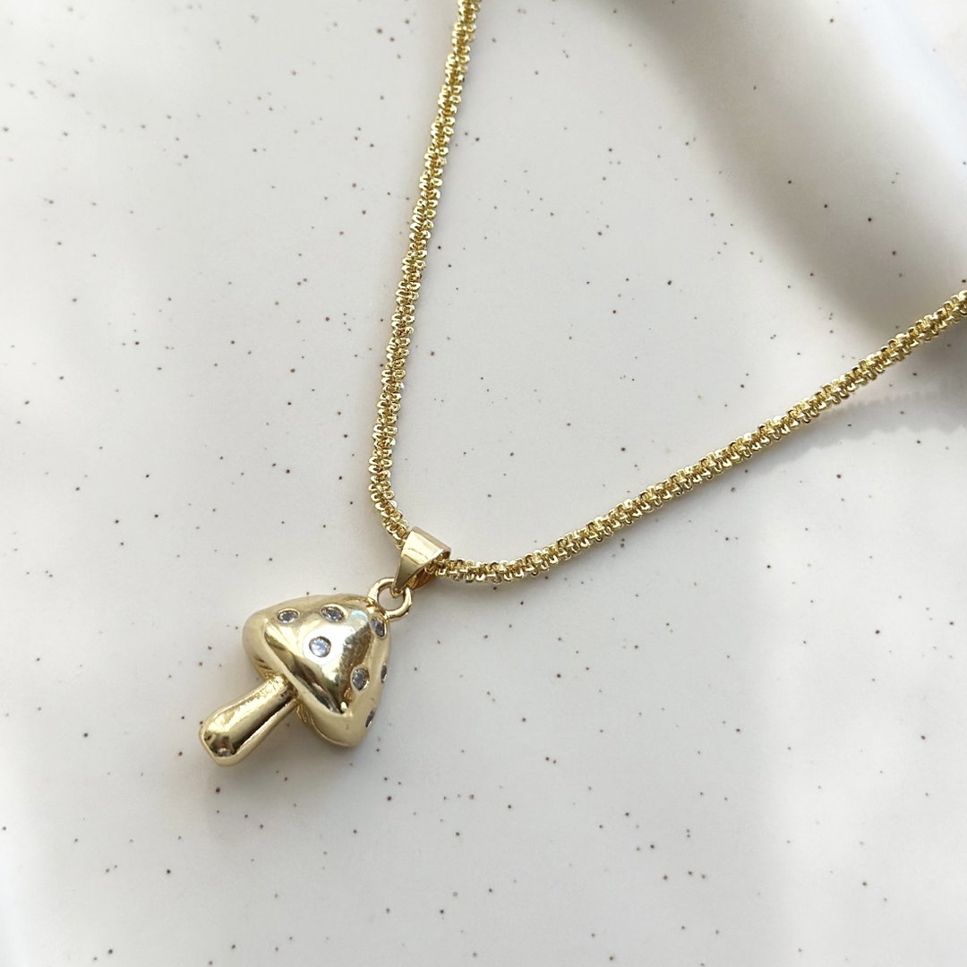 Mushroom Necklace