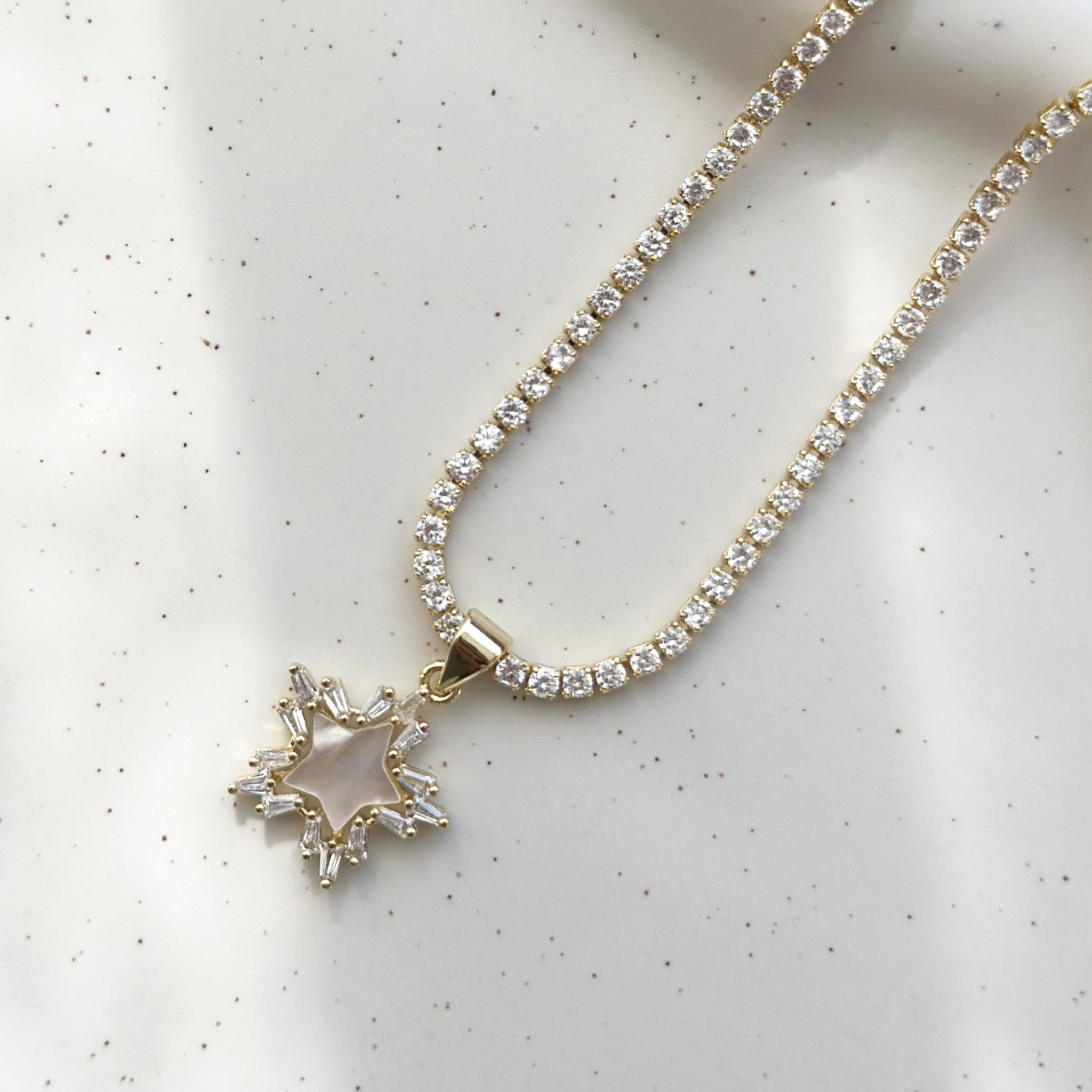 Star Tennis Necklace_0