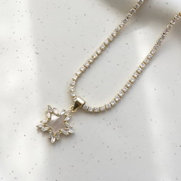 Star Tennis Necklace