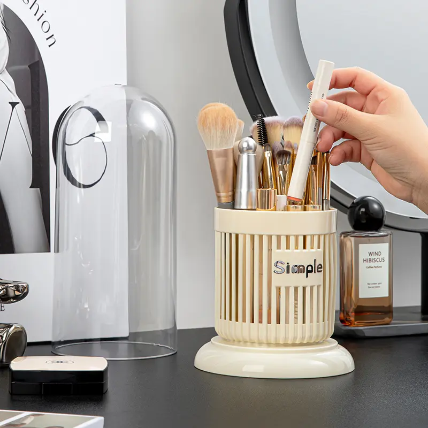 Boîte de rangement multi-usages pour couverts, pinceaux et plus_4