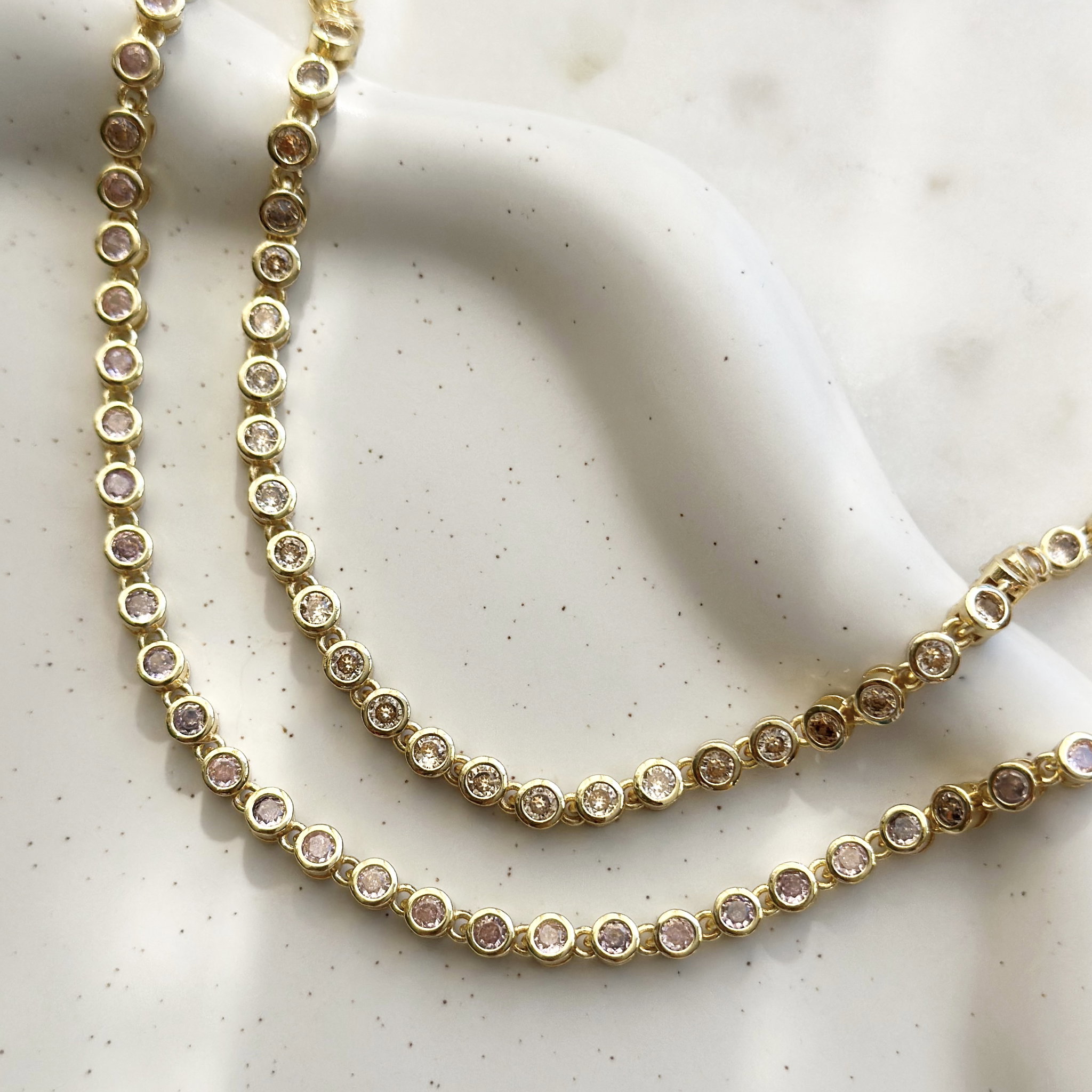 Diamond Bezel Tennis Necklace_1