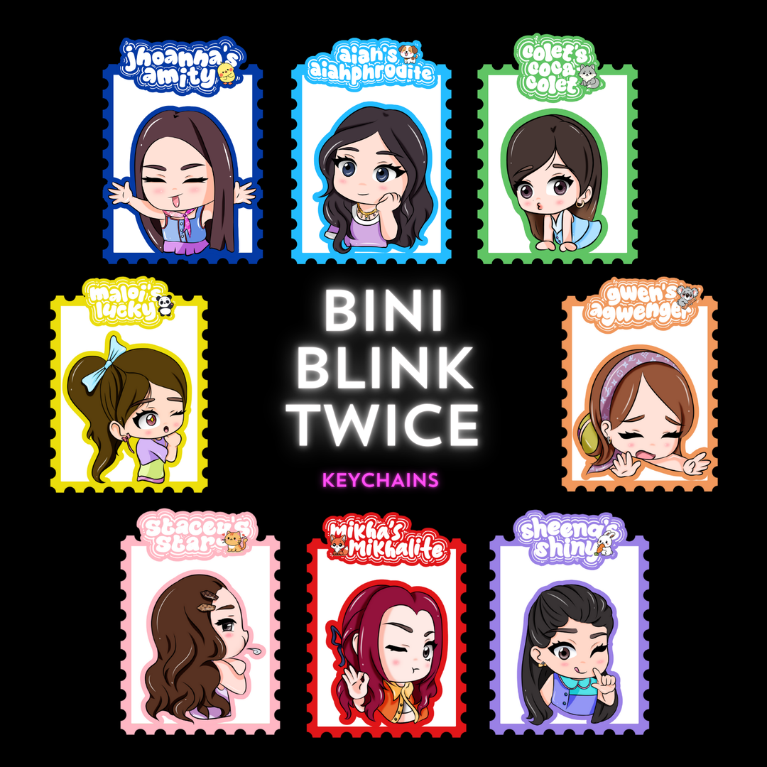BINI Blink Twice Keychains