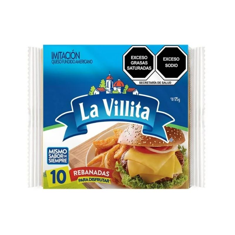 Imitación Queso Americano La Villita 175g