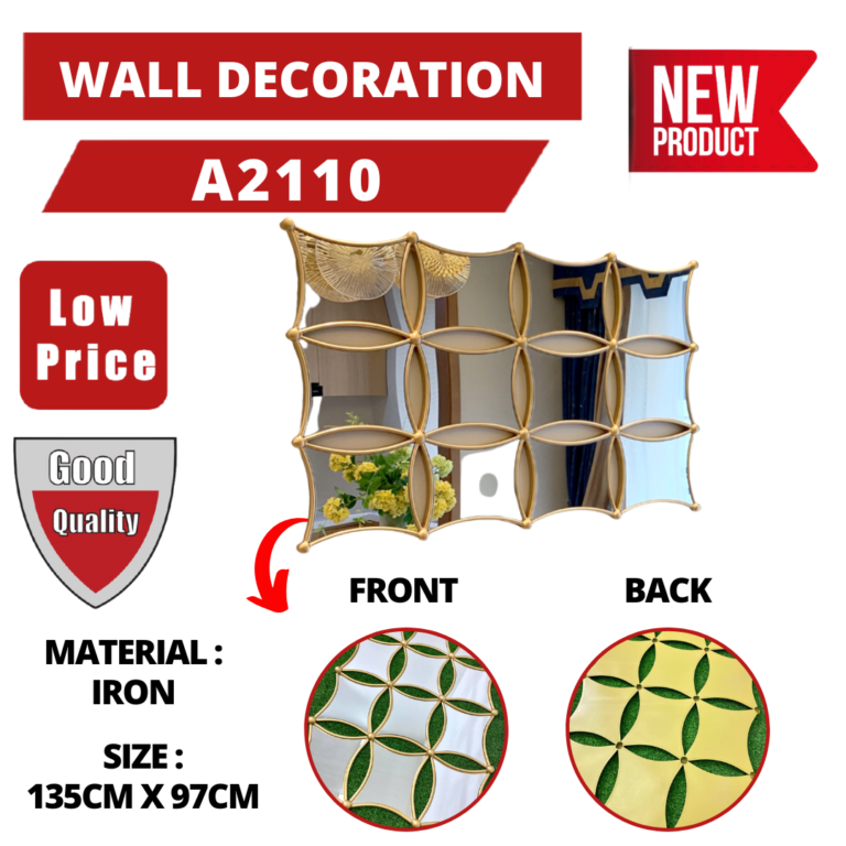 IRON WALL MIRROR DECORATION A2110