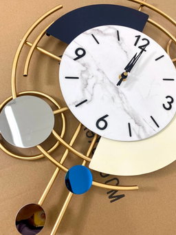 CLOCK IRON WALL DECORATION A2360-2