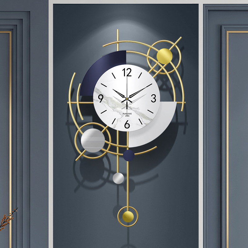 CLOCK IRON WALL DECORATION A2360-2_2
