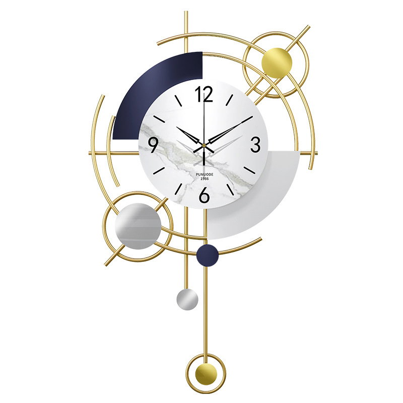 CLOCK IRON WALL DECORATION A2360-2_1