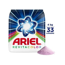 Detergente Ariel Revitacolor 4 Kg
