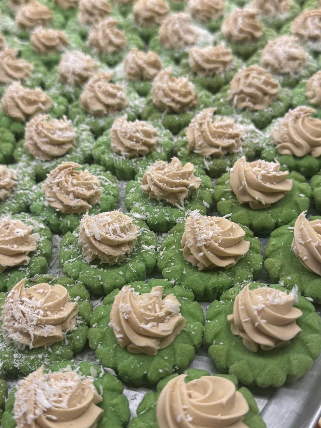 Pandan Gula Melaka Fudge Tart