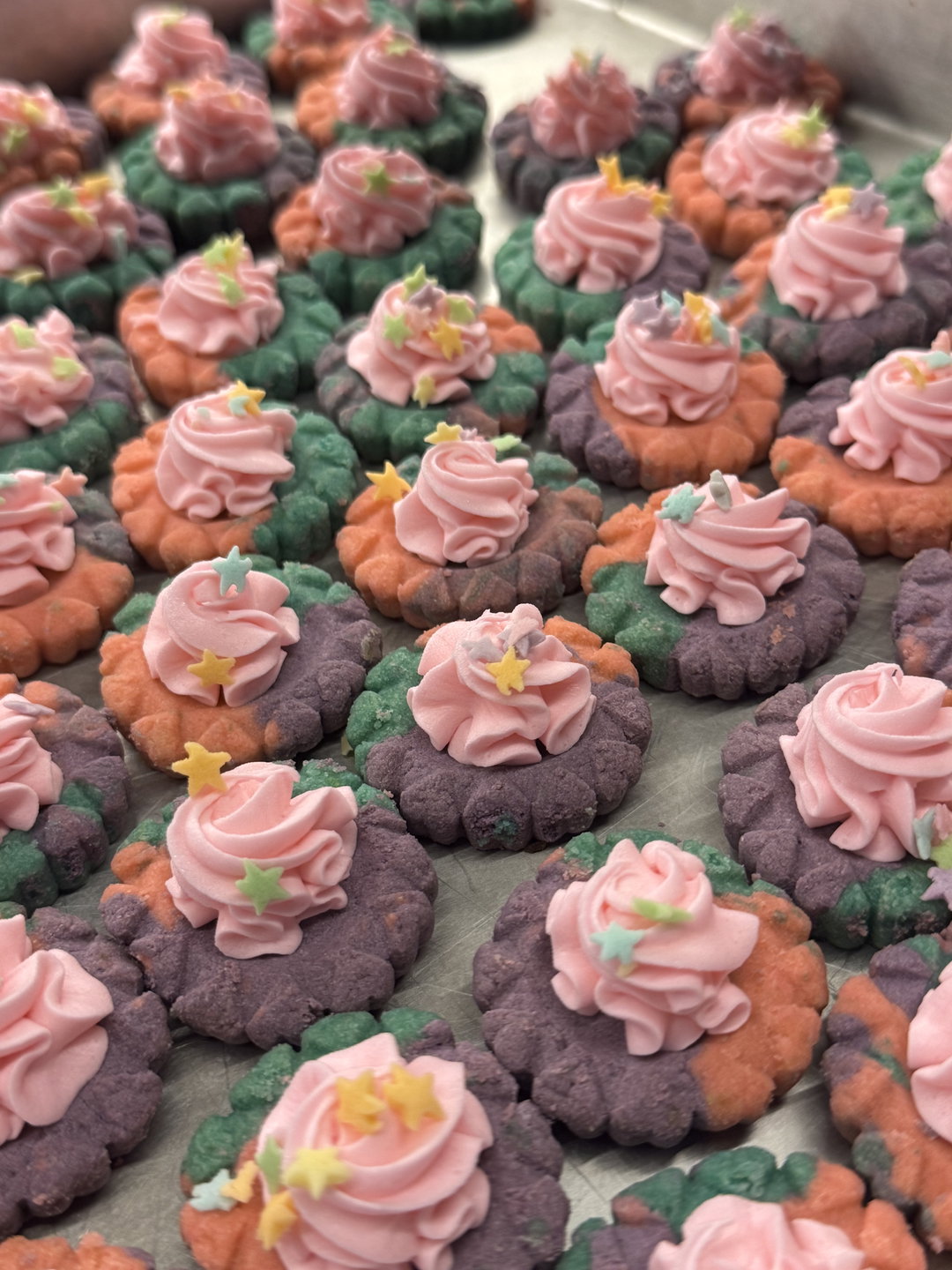 Unicorn Strawberry Fudge Tart
