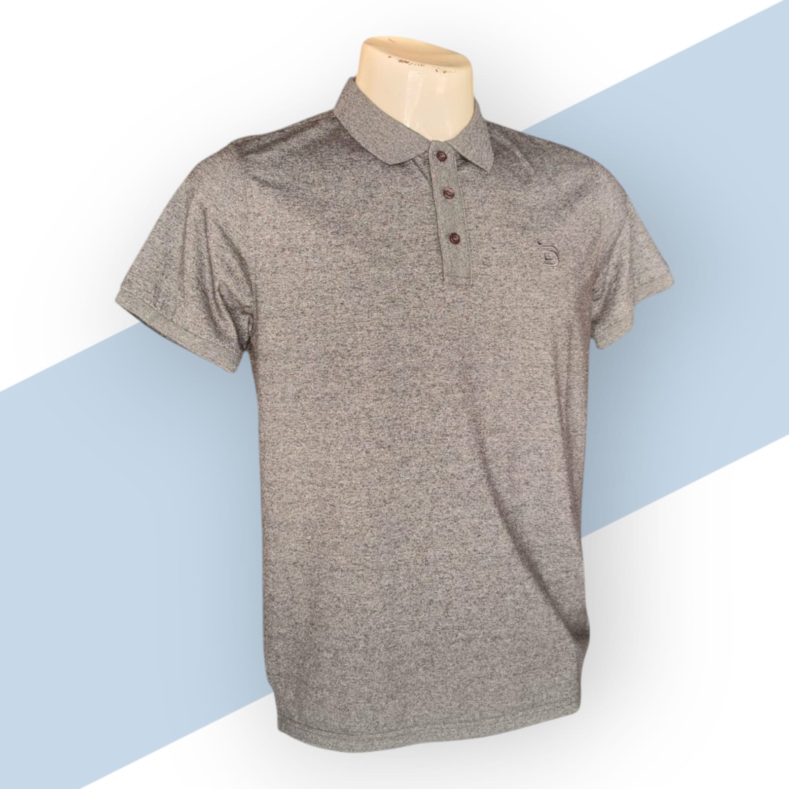 Grey Polo neck T-shirt_1