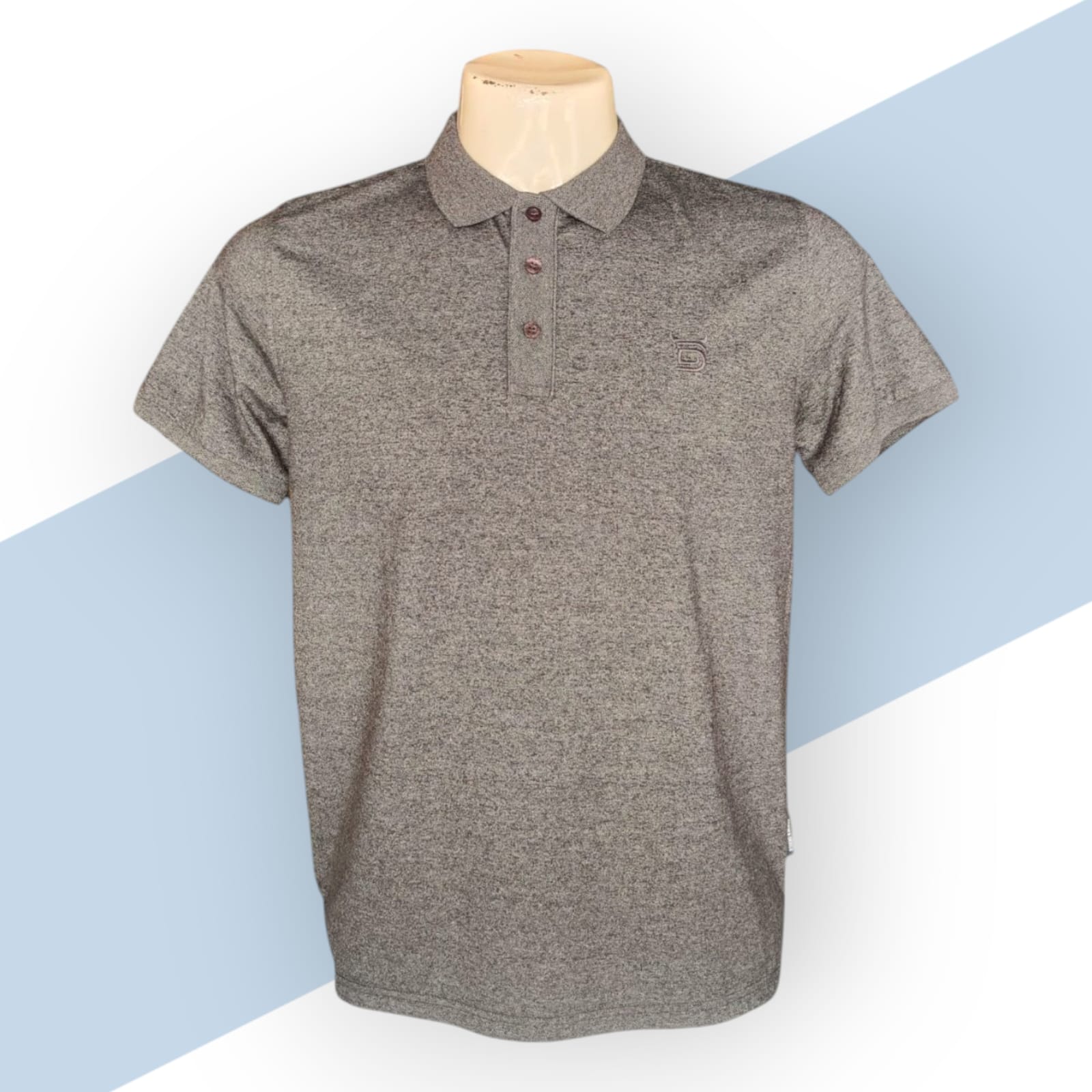 Grey Polo neck T-shirt_2
